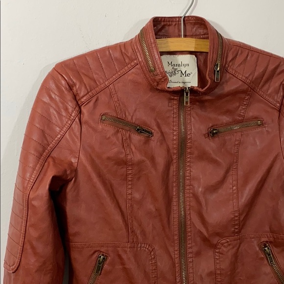 Marilyn & Me Faux Leather Jacket - Picture 3 of 12